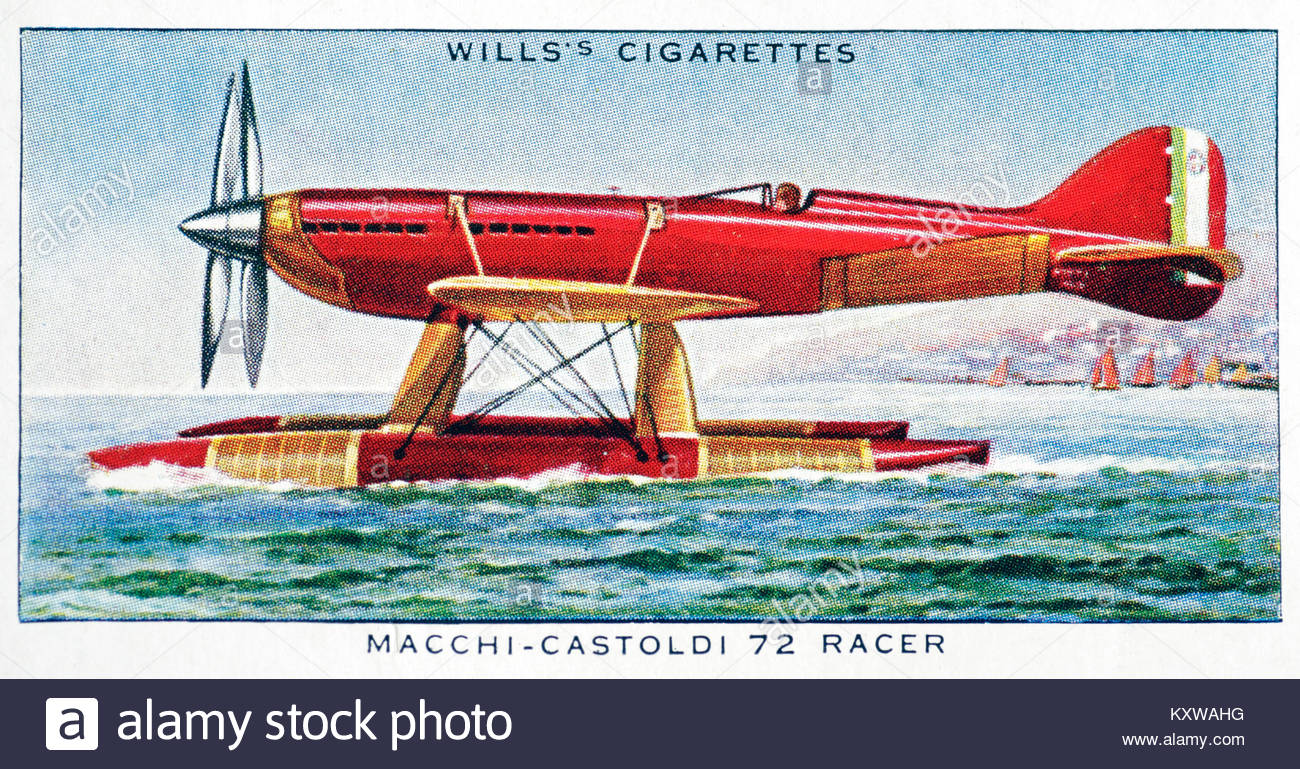 Macchi-Castoldi 72 racer Foto Stock