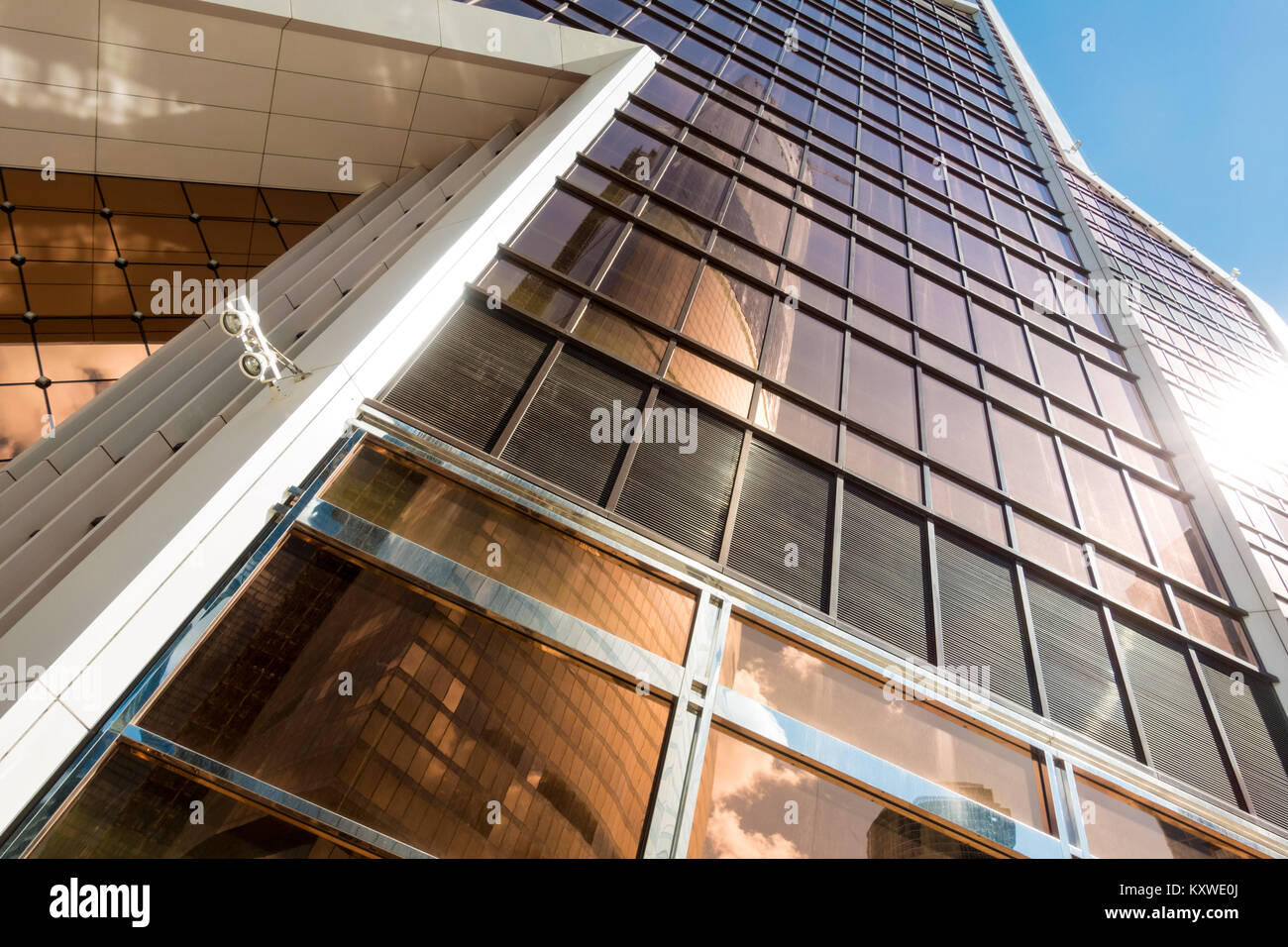 Mosca - Agosto 06, 2015: Architettura di grattacieli nella città di Mosca Foto Stock