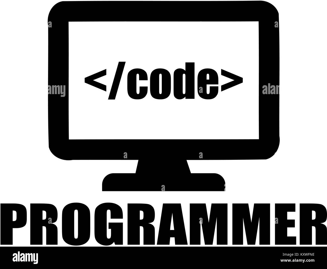 Computer programmer Foto e Immagini Stock in Bianco e Nero - Alamy