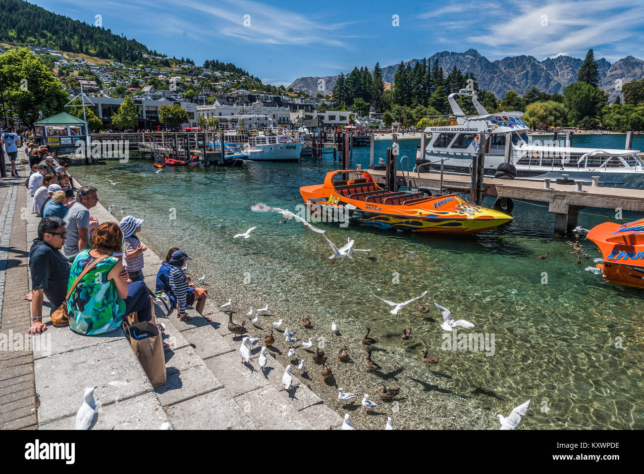 Vacanze a Queenstown, Otago, Nuova Zelanda Foto Stock