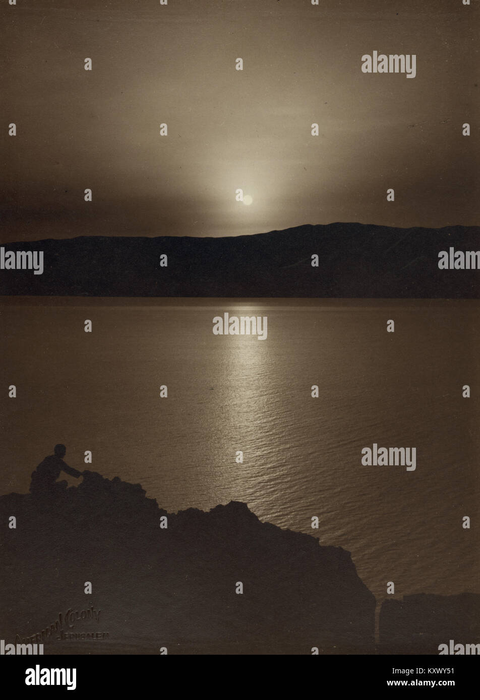 Mar Morto salire Al Ain Jiddy Foto Stock