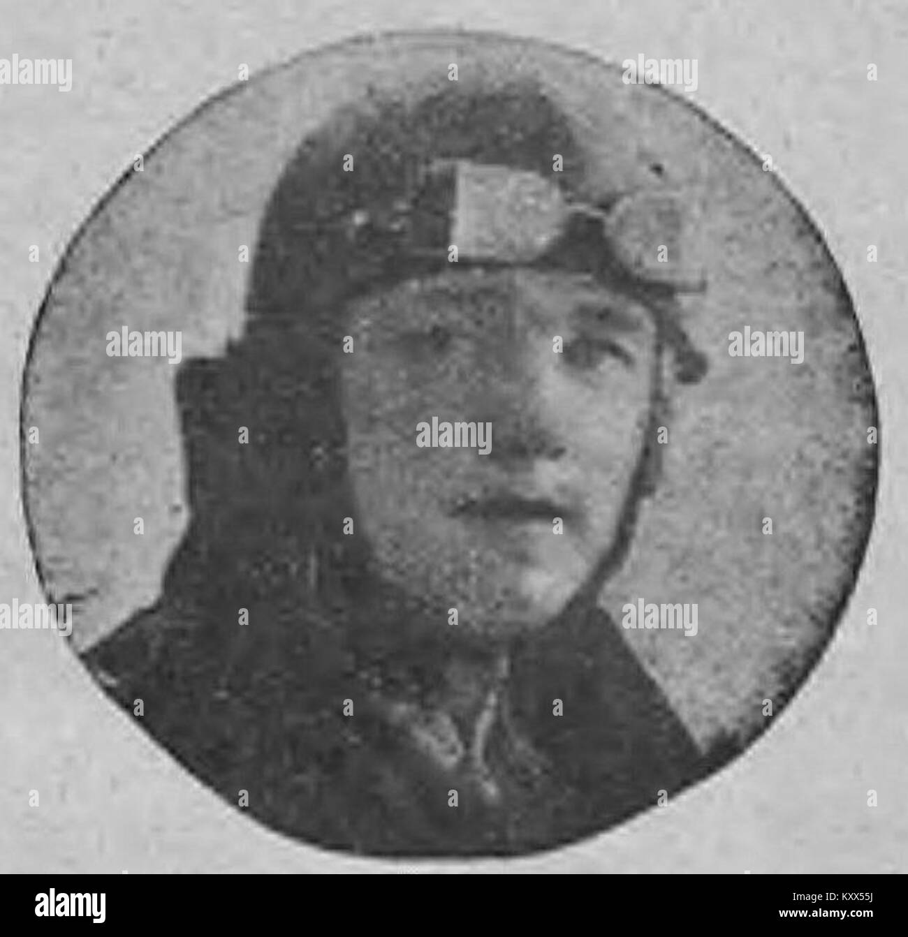 Ritratto di Franciszek Jach, un individuo polacco attivo all'inizio del XX secolo, documentato prima della sua morte nel 1923. Foto Stock