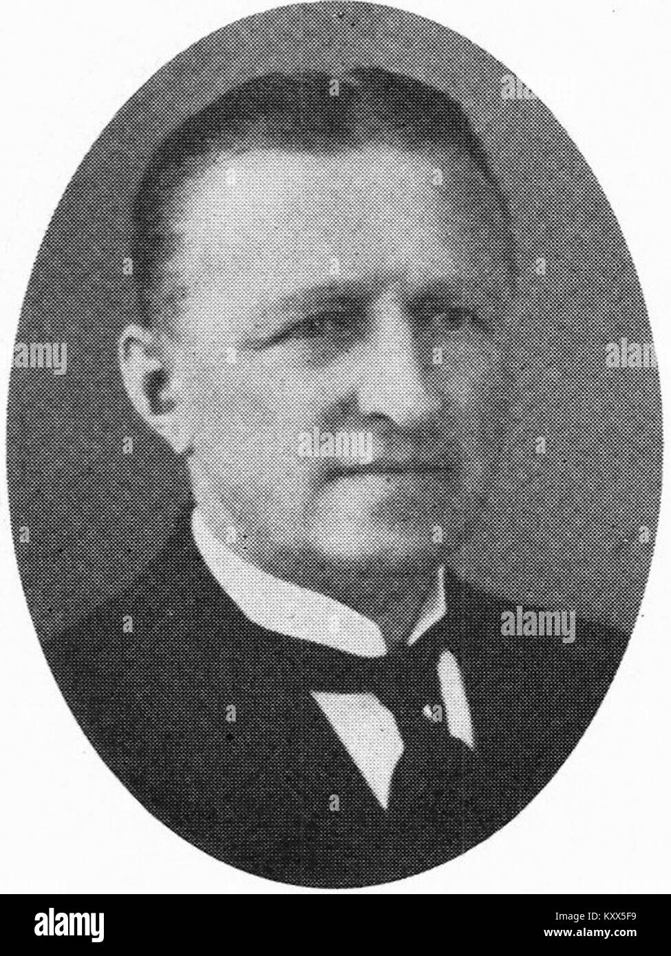 Ritratto di Frans Albert Neuendorf, una figura storica di origine europea, documentato in una fotografia d'archivio. Foto Stock