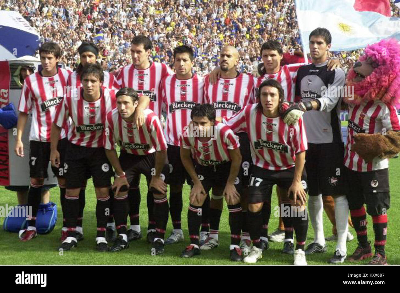 L'Estudiantes de la Plata ha vinto il campionato argentino di Primera División 2006, segnando un'importante vittoria nella storia del calcio e riaffermando la sua forte presenza negli sport argentini. Foto Stock