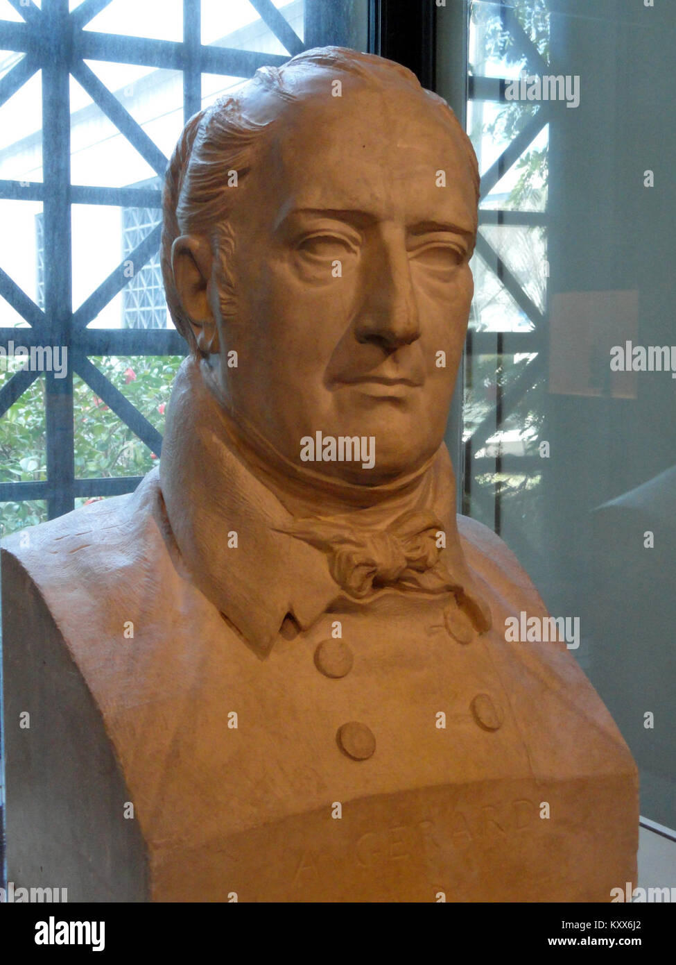 Questo ritratto di Francesco Pascal Simon, barone Gérard, dipinto da Pierre Jean David, è ospitato nella National Gallery of Art di Washington, raffigurante un'importante figura francese del XIX secolo. Foto Stock