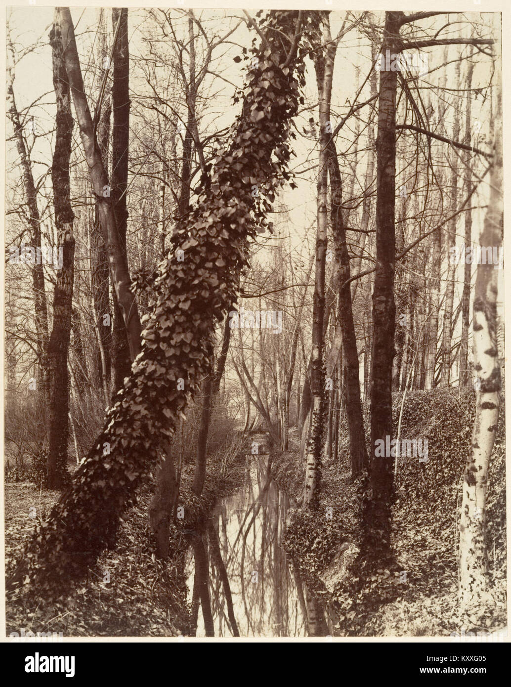 Eugène Atget, La Bièvre, Boulevard d'Italie 13ème disparue en 1891; aujourd'hui rue Edmond Gondinet, ca. 1898 Foto Stock