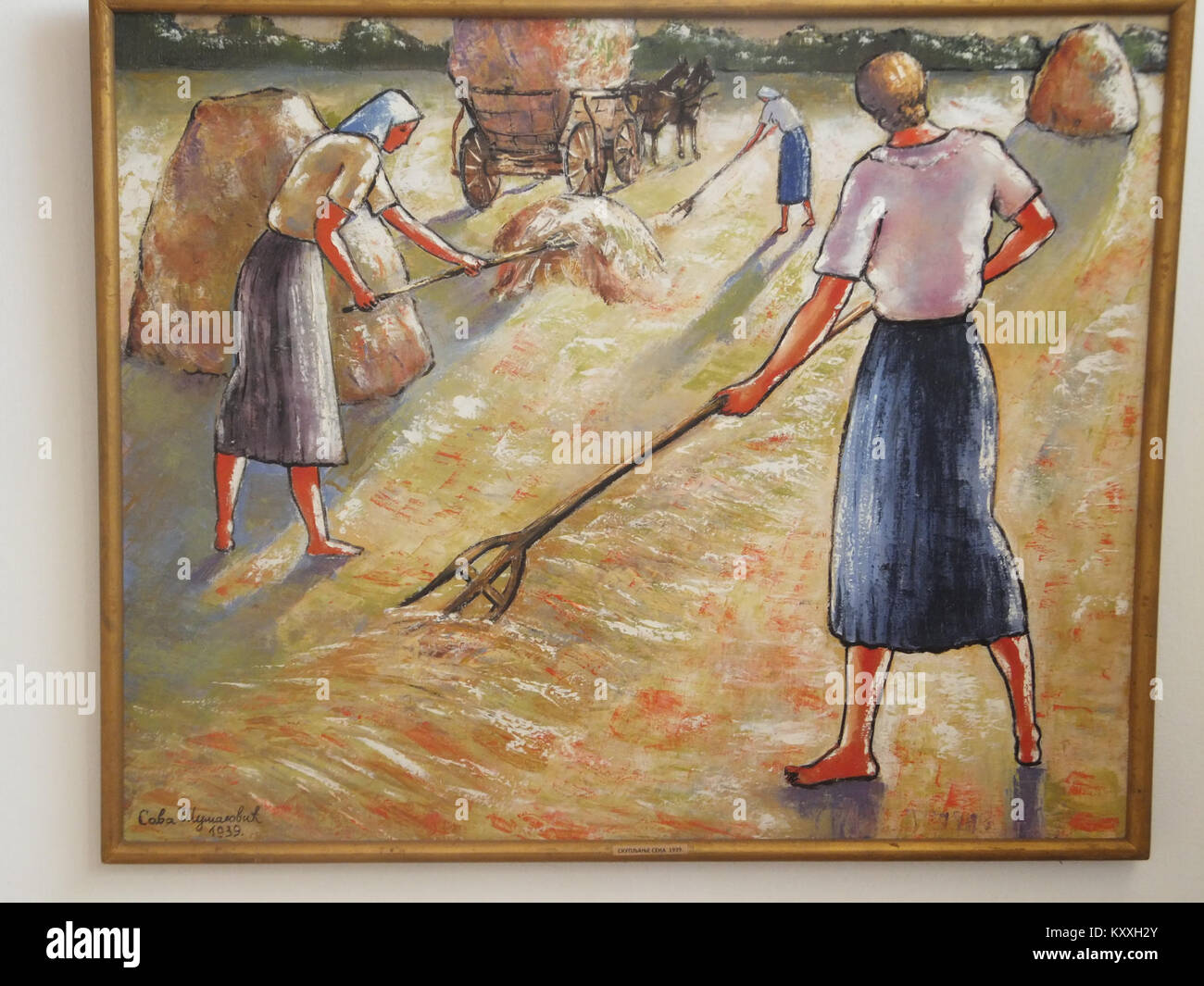 Galerija Sava Sumanović, situata in Serbia, è un'importante galleria d'arte conosciuta per la sua collezione di arte serba moderna e contemporanea, che riflette il ricco patrimonio culturale del paese. Foto Stock