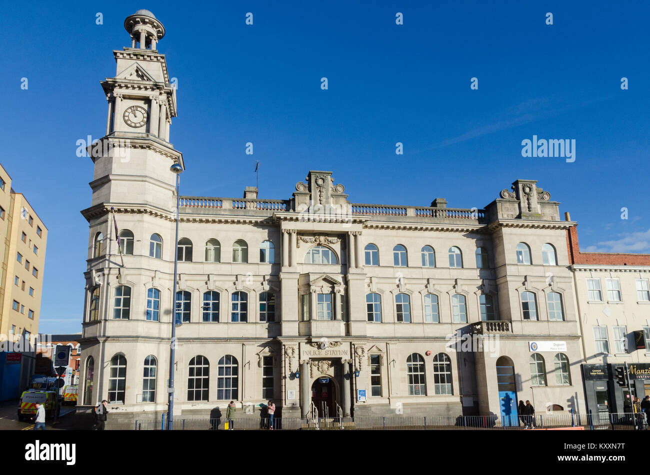 Digbeth stazione di polizia in Birmingham Foto Stock