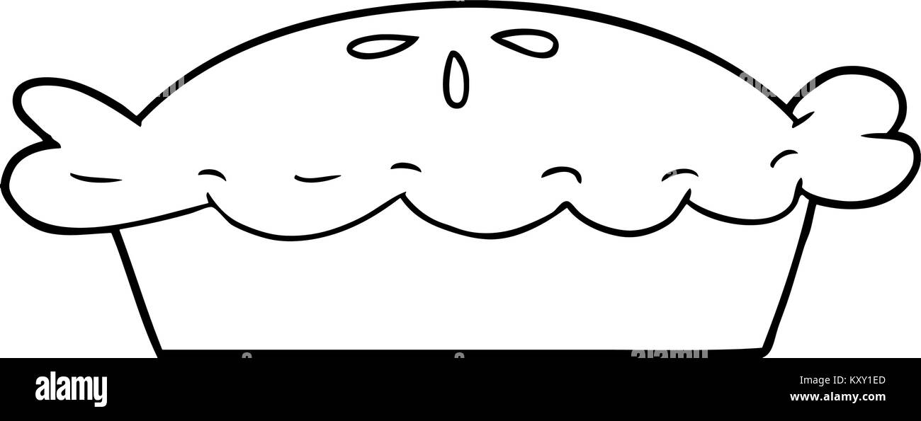 torta del fumetto Illustrazione Vettoriale