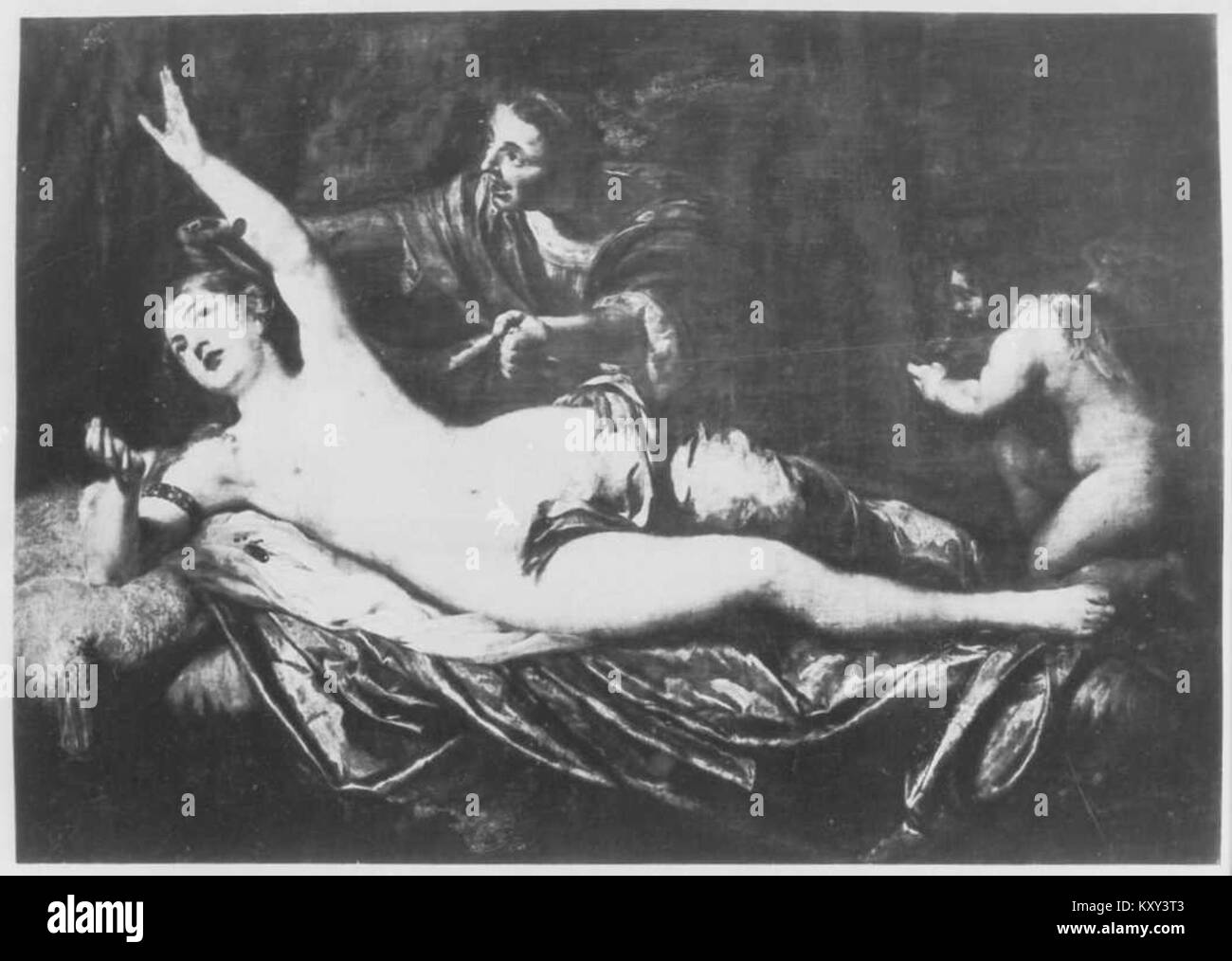 Un'opera d'arte ospitata nel Gemäldegalerie alte Meister di Dresda, catalogata come Braun 1066, parte della collezione Old Master. Foto Stock