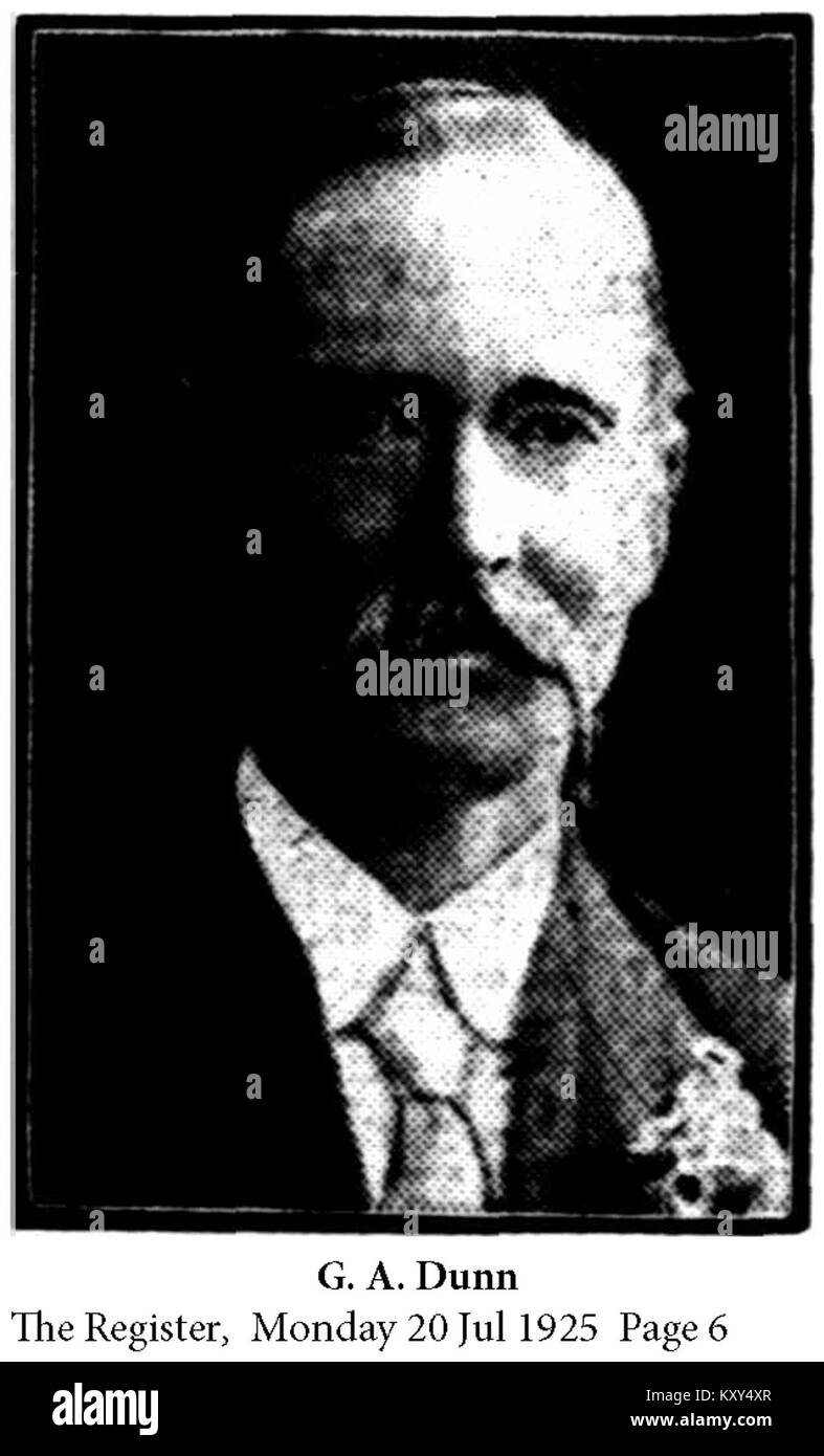 George Alexander Dunn era un educatore e politico attivo nella pubblica amministrazione, noto per i suoi contributi alla riforma educativa e allo sviluppo civico all'interno della sua comunità. Foto Stock