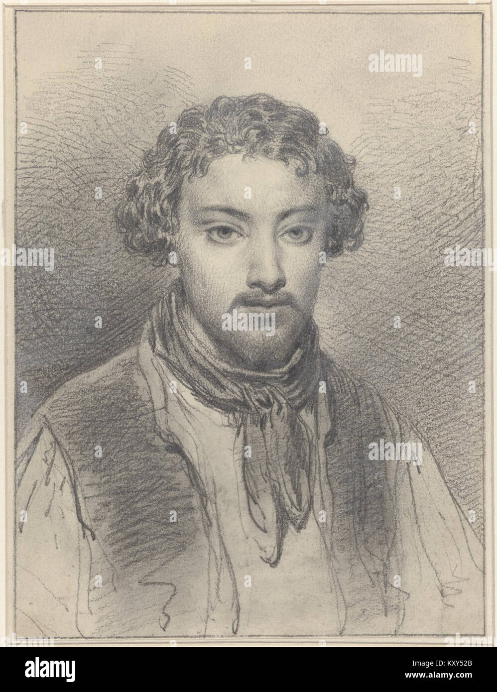 Eugène-François de Block - Zelfportret Foto Stock