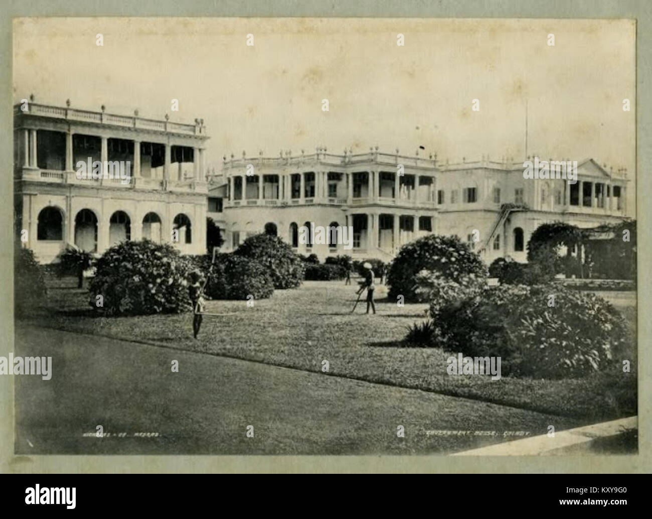 Governo House,Guindy,TamiNadu,1890s Foto Stock