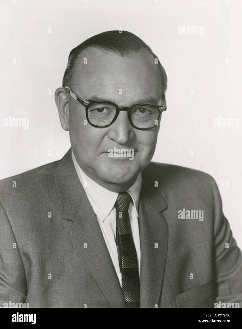 Governatore Edmund G. "Pat' Brown Foto Stock