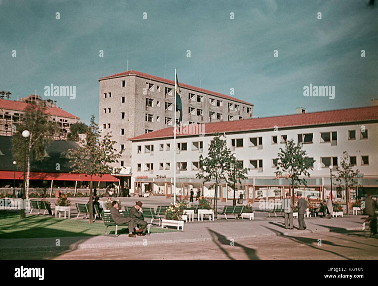 Questo archivio KMB mette in evidenza Göteborg, Svezia, sottolineando l'importanza storica, architettonica e culturale della città. Foto Stock