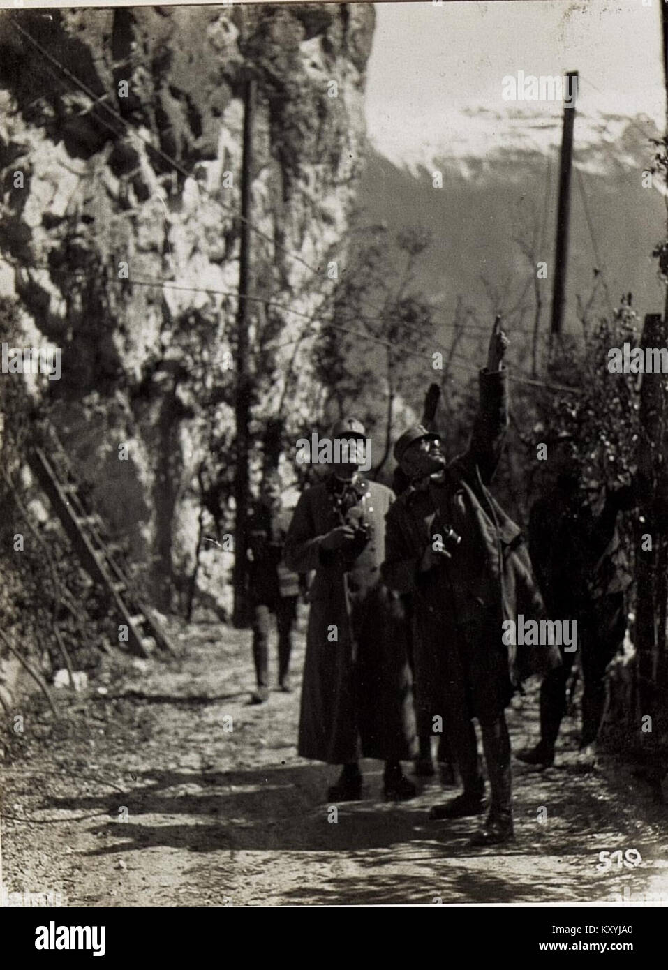 Exzellenz Roth auf der Ponalestraße, 15.Aprile.1916. (BildID 15581016) Foto Stock