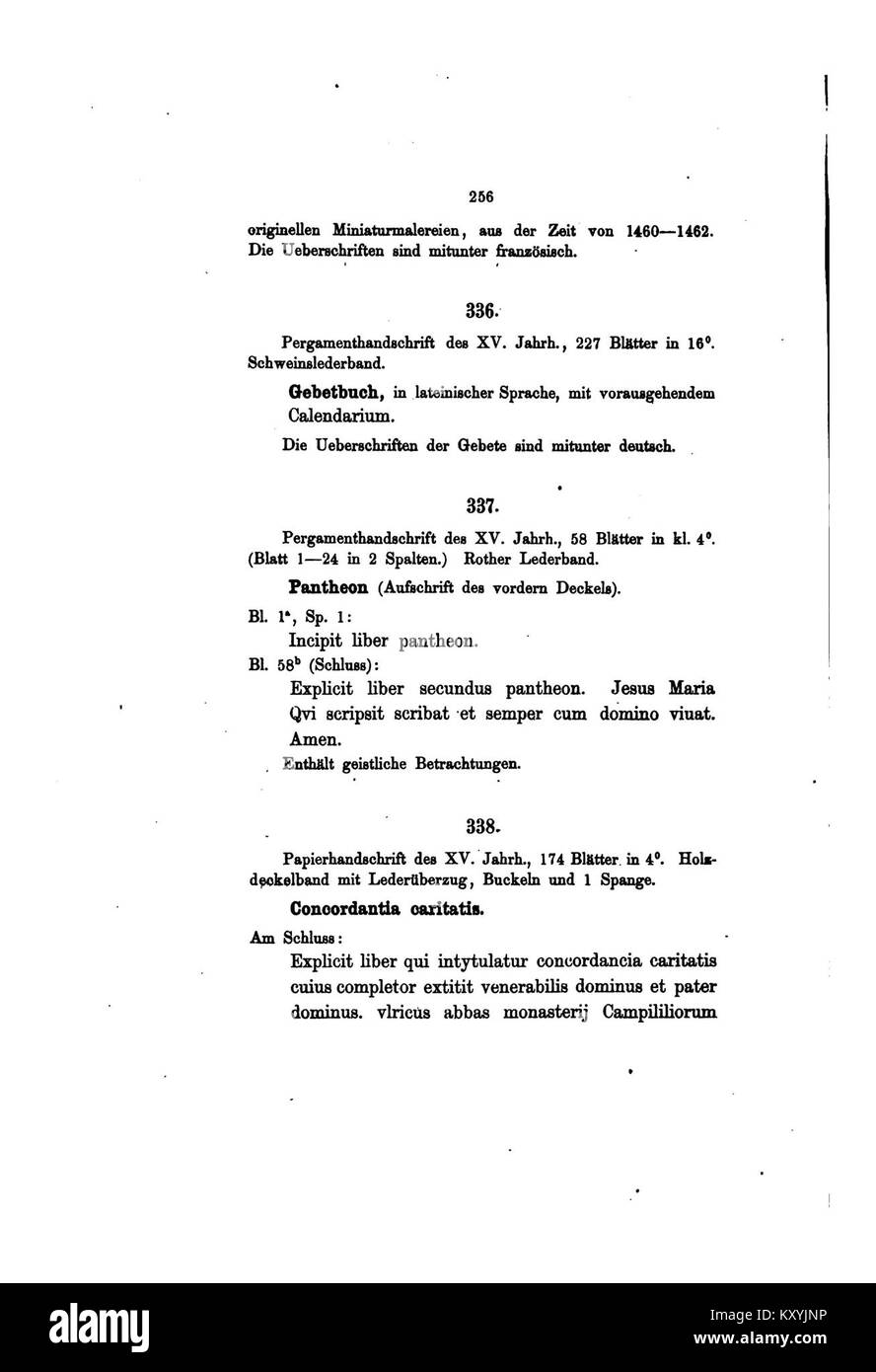 Questo manoscritto, catalogato come voce 270, è ospitato nella Biblioteca di Corte di Fürstenberg e presenta rari scritti storici. Conservato per lo studio accademico e culturale, il manoscritto detiene un importante valore storico e accademico. Foto Stock