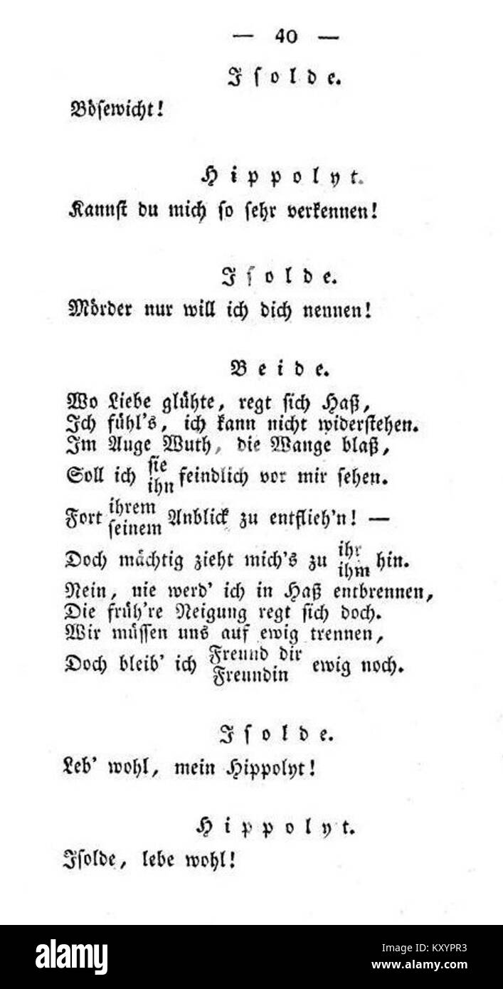 Questa immagine storica è tratta dall'opera "Der Vampyr" di Heigel & Lindpaintner, che probabilmente rappresenta una scena dello spettacolo. L'opera è un esempio chiave del romanticismo tedesco dell'inizio del XIX secolo. Foto Stock