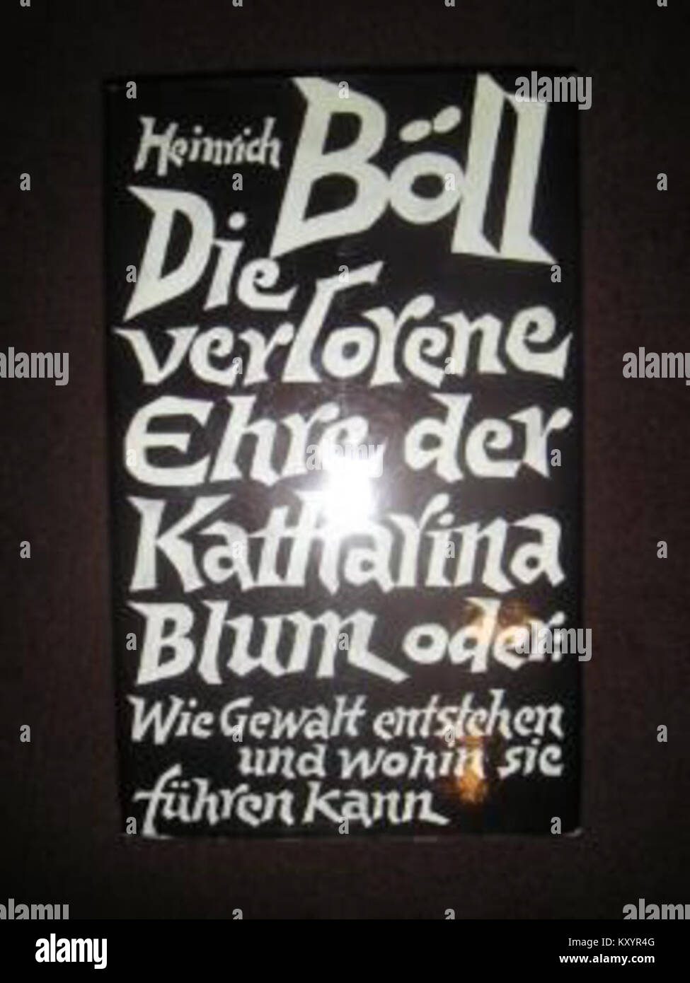 Heinrich Böll Die Verlorene Ehre Der Katharina Blum Personen Die verlorene ehre immagini e fotografie stock ad alta risoluzione - Alamy