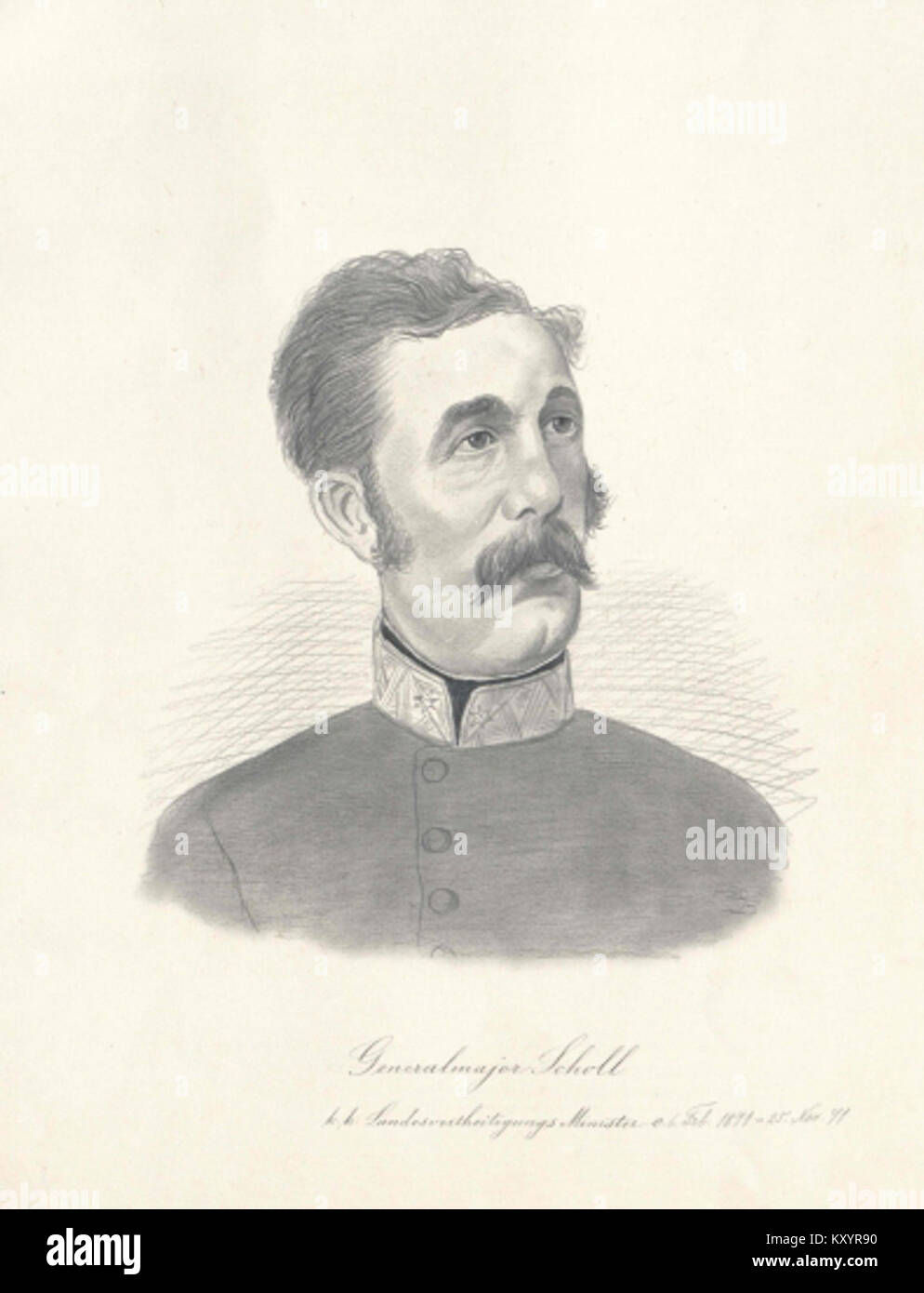 Heinrich von Scholl (1815-1879) Foto Stock