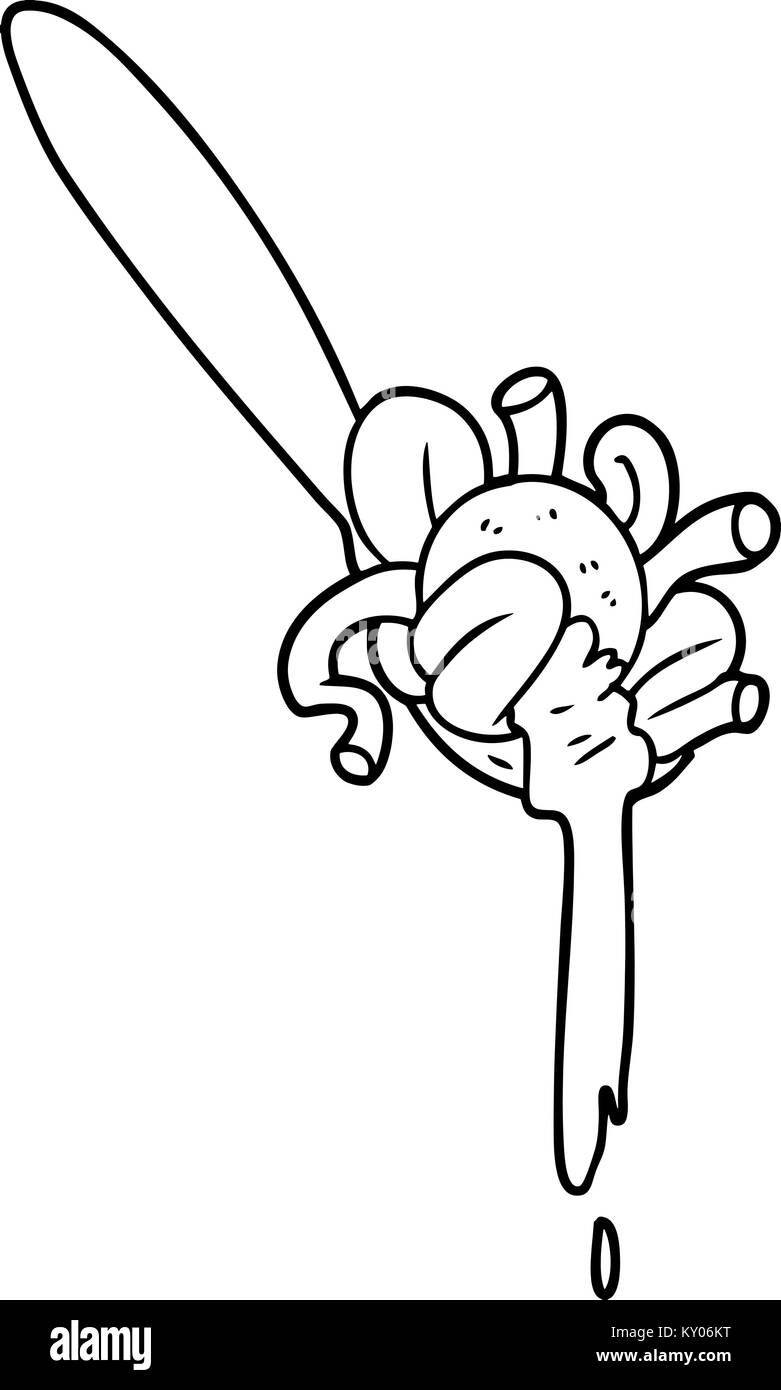 Cartoon spaghetti Illustrazione Vettoriale