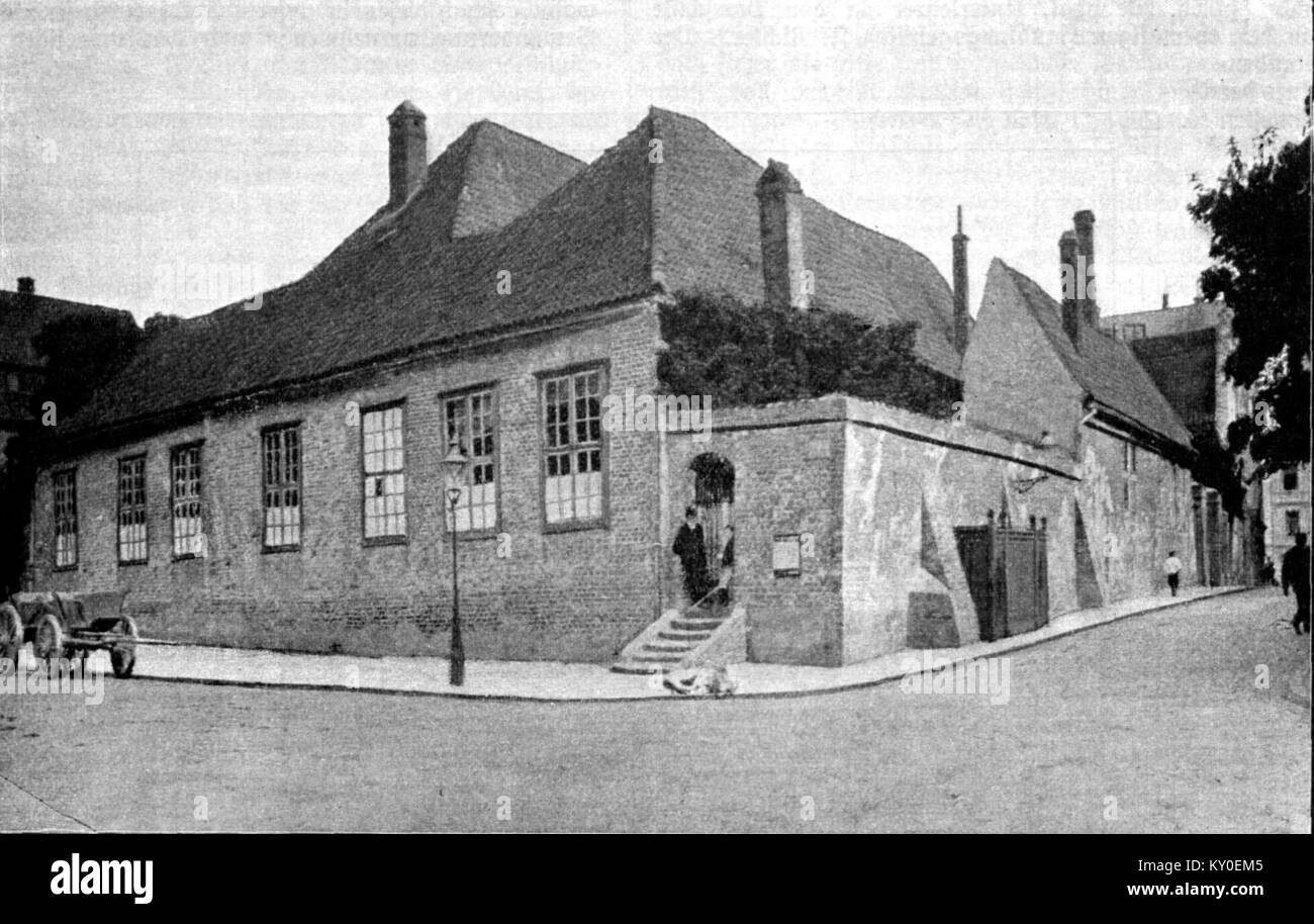 HL Damals – LSS Ex-Unterrichtslokal raffigura un'ex aula utilizzata dall'LSS, che mostra le pratiche educative e l'ambiente scolastico dei primi anni del XX secolo in Germania. Foto Stock