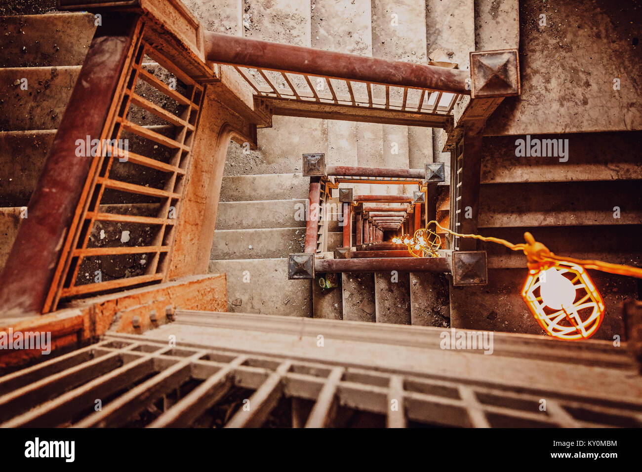 Scale in costruzione Foto Stock