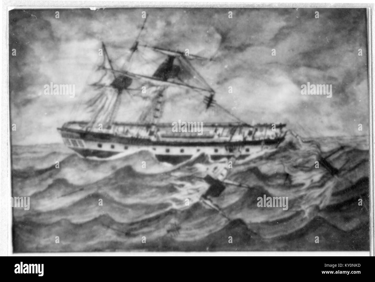 Fartygsporträtt 'FREDRICA' di I. F. Heland è un ritratto marittimo che raffigura la nave svedese, evidenziando il design navale e le caratteristiche delle navi dei primi anni del XX secolo. Foto Stock