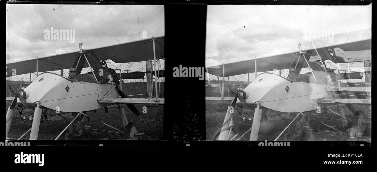 Fleury. Escadrille V 101. R. B - Fonds Berthelé - 49FI739 Foto Stock