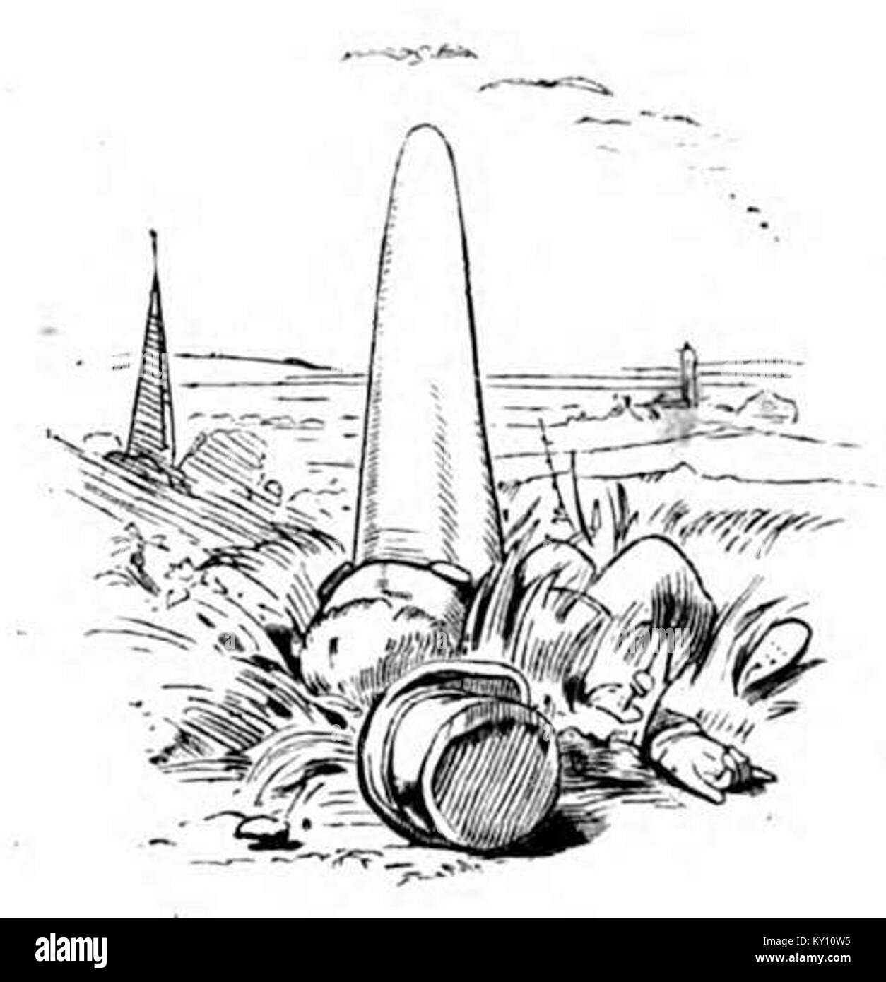 "Fliegende Blätter" è una rivista satirica tedesca nota per le sue vignette politiche e le illustrazioni umoristiche. Questo numero particolare, il numero 1 087, presenta un'illustrazione dettagliata che cattura il clima sociale e politico dell'epoca. Foto Stock