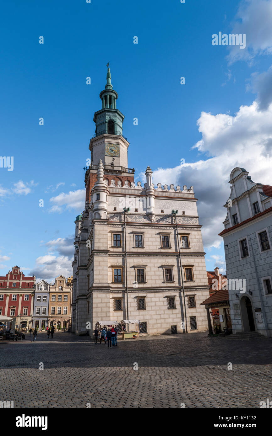 Ratusz w Poznaniu Foto Stock