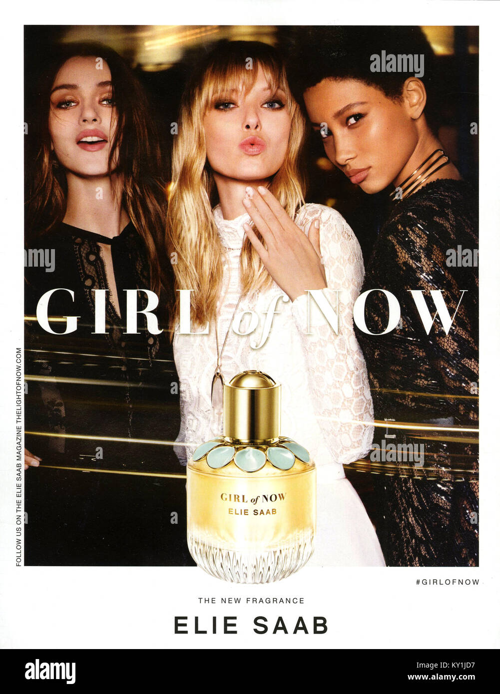 2010S UK Elie Saab Magazine annuncio pubblicitario Foto Stock