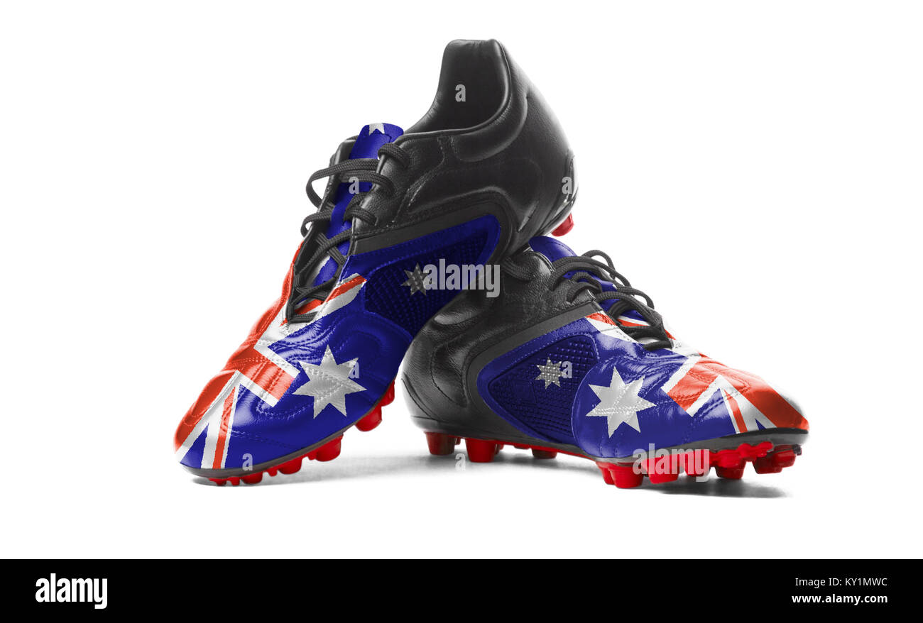 La bandiera australiana Foto Stock