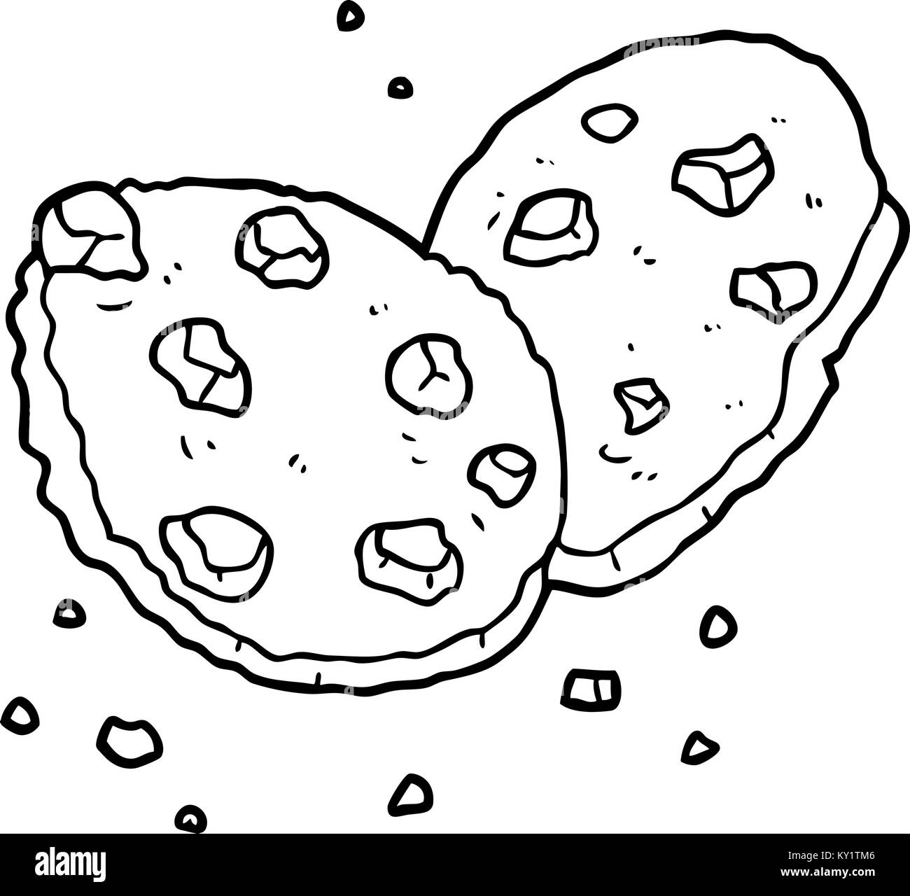 Cartoon i cookie Illustrazione Vettoriale