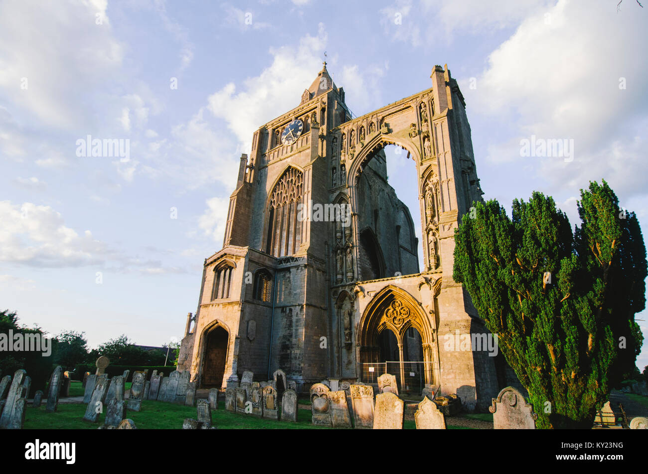 Skelmorlie le rovine dell'Abbazia in Crownland, Lincolnshire. Foto Stock