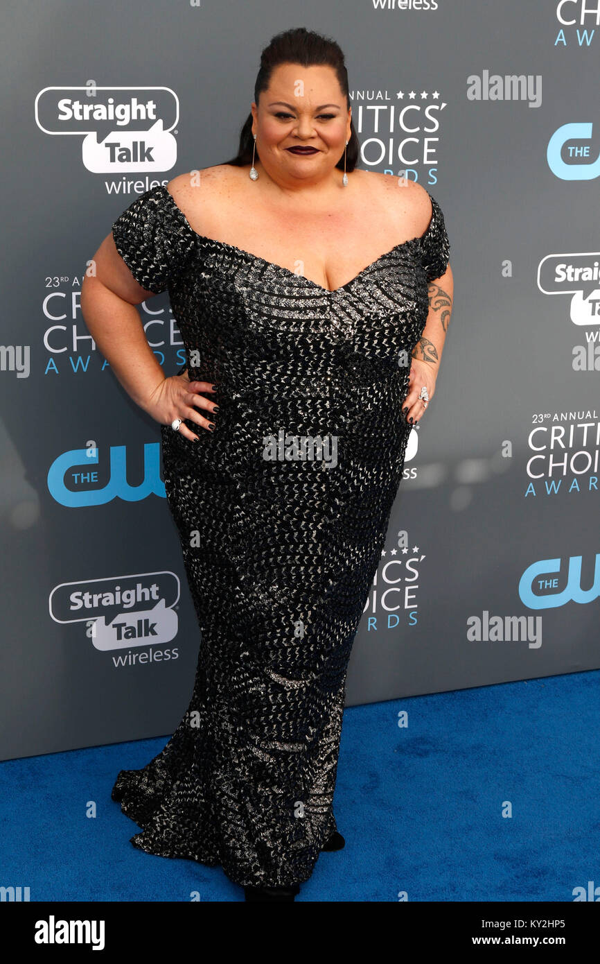 Keala Settle assiste la XXIII edizione critica' Choice Awards a Barker Hangar su gennaio 11, 2018 in Santa Monica, California. Foto Stock