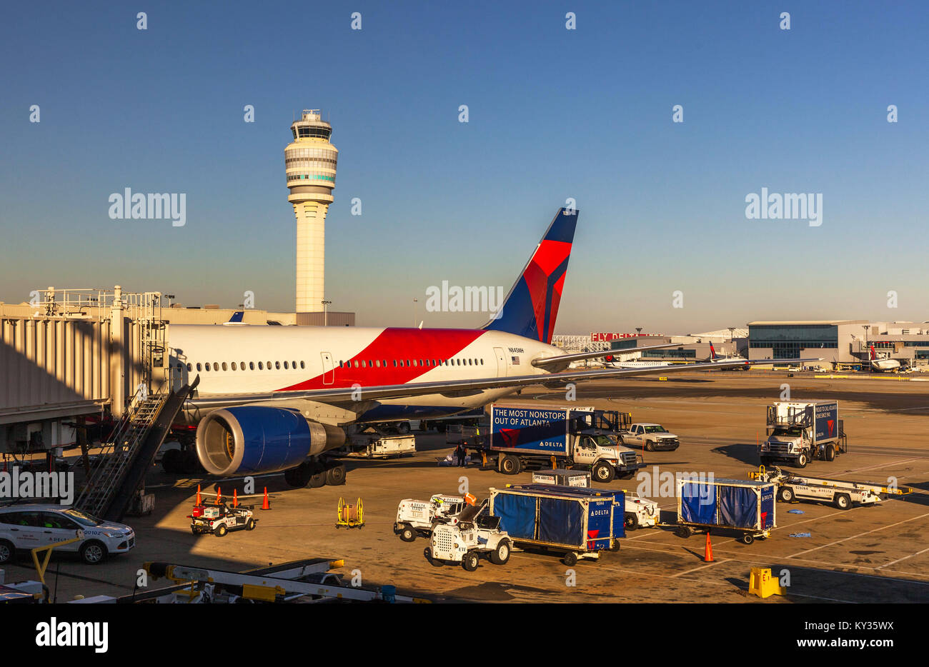 Hartsfield - Jackson di Atlanta International Airport, Georgia, Stati Uniti d'America. Foto Stock