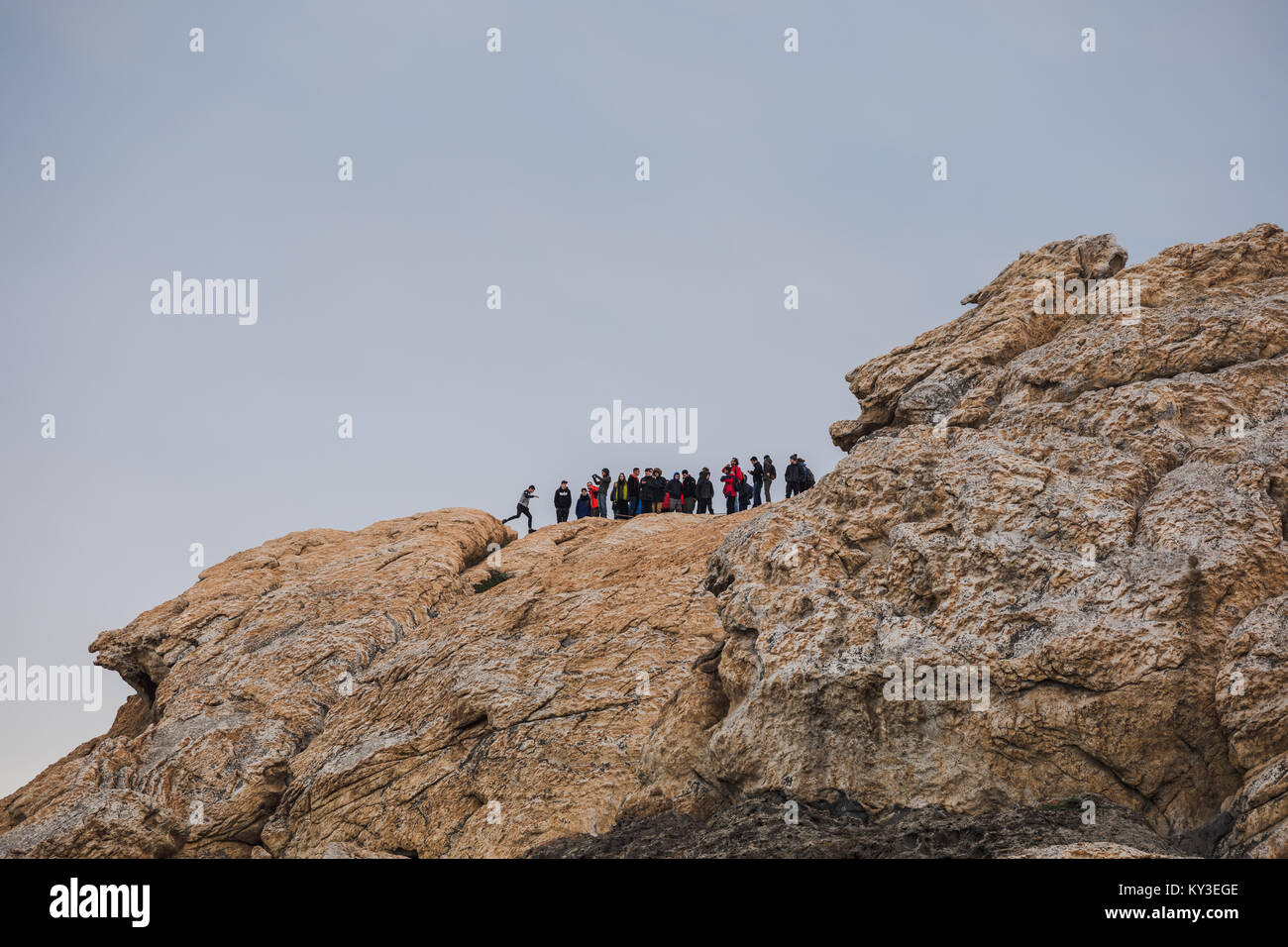 Questo paradiso geologico unico nella Costa Brava, in Catalogna, porta il visitatore un surreale paesaggio lunare che ha ispirato Salvador Dalí e la sua arte Foto Stock