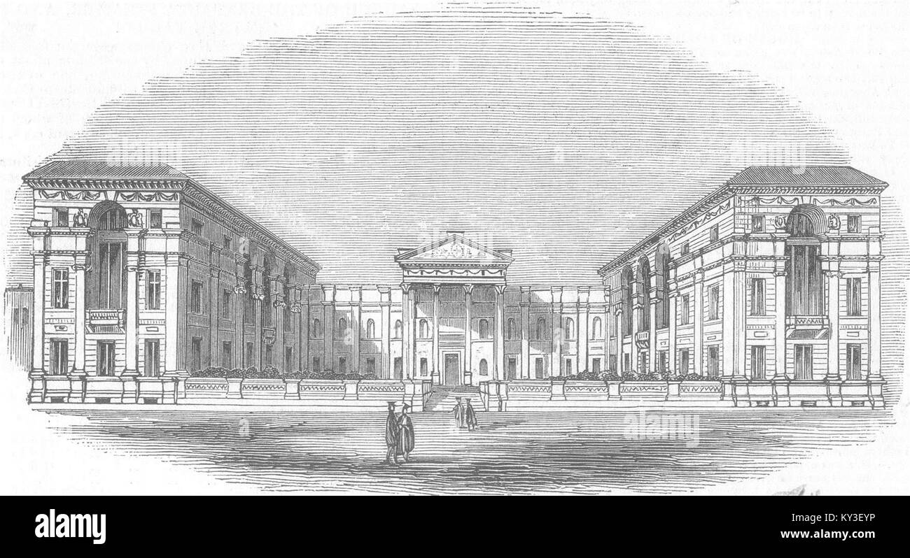 OXON l istituto di Taylor, Oxford 1844. Illustrated London News Foto Stock
