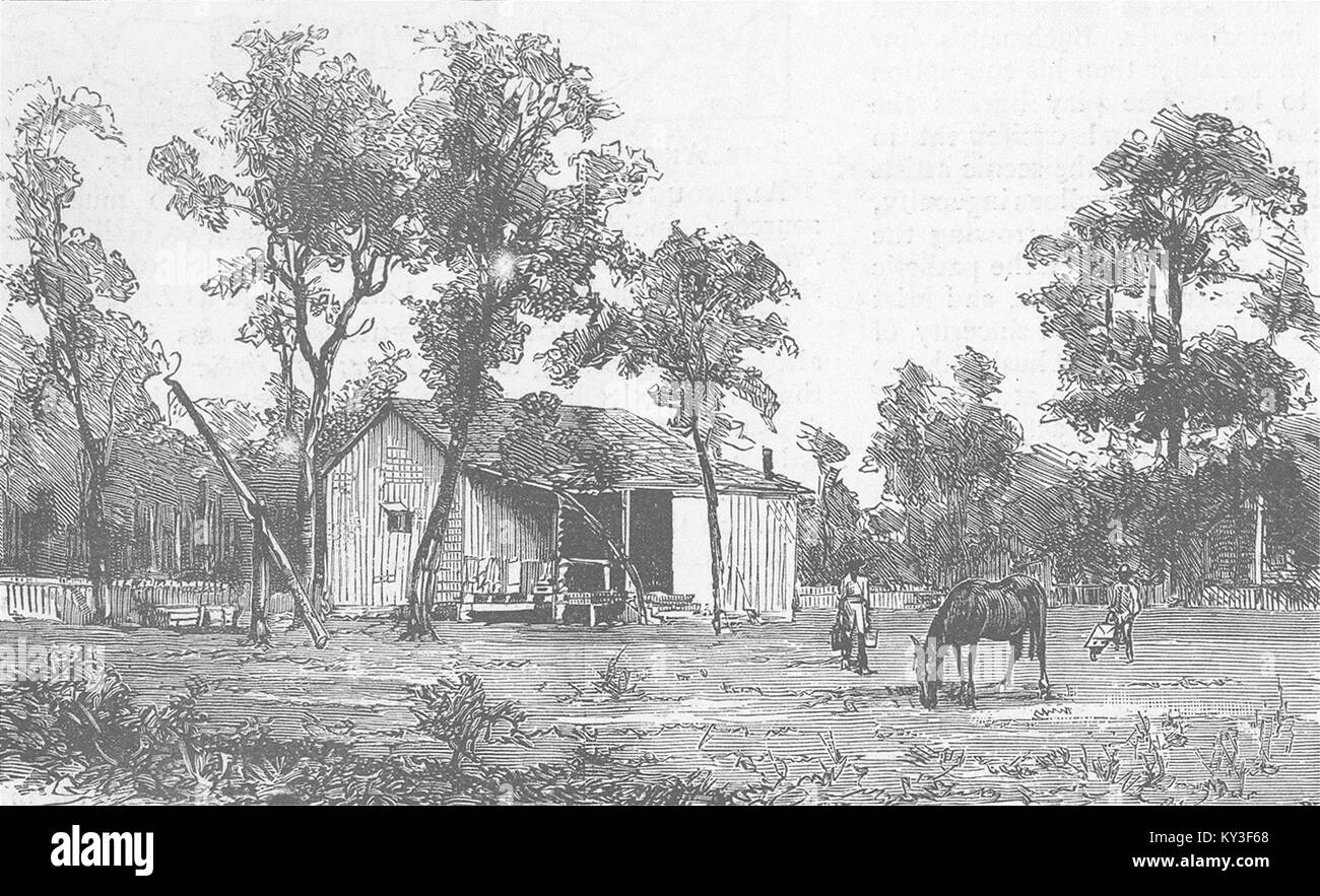 FLORIDA casa privata, Narcoossee 1885. Il grafico Foto Stock