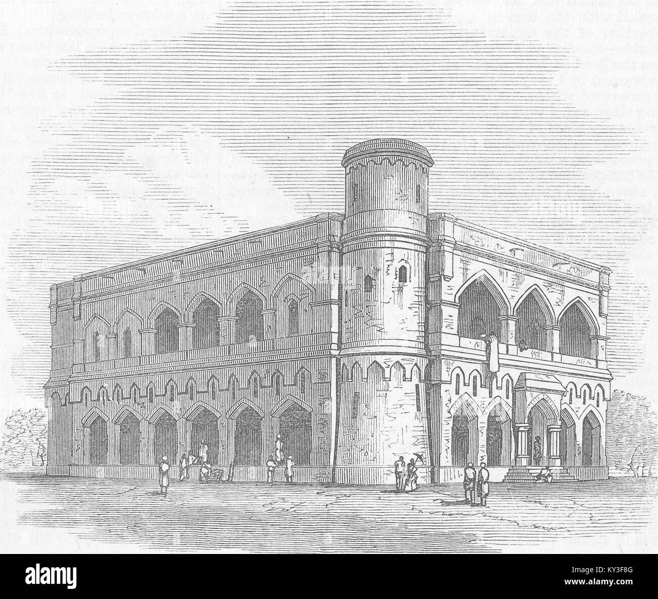 INDIA Christian volgare scuola Soc, Amritsar 1872. Illustrated London News Foto Stock