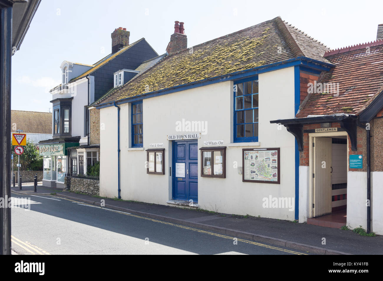 Il vecchio municipio, South Street, Seaford, East Sussex, England, Regno Unito Foto Stock