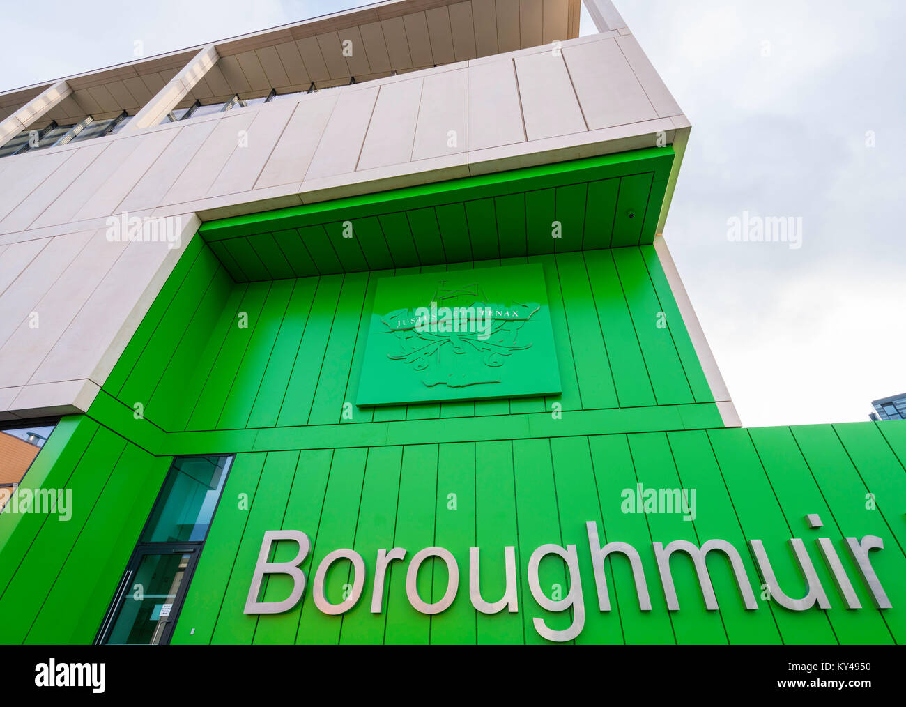 Nuovo Boroughmuir High School in via di completamento in Edimburgo, Scozia, Regno Unito. Foto Stock