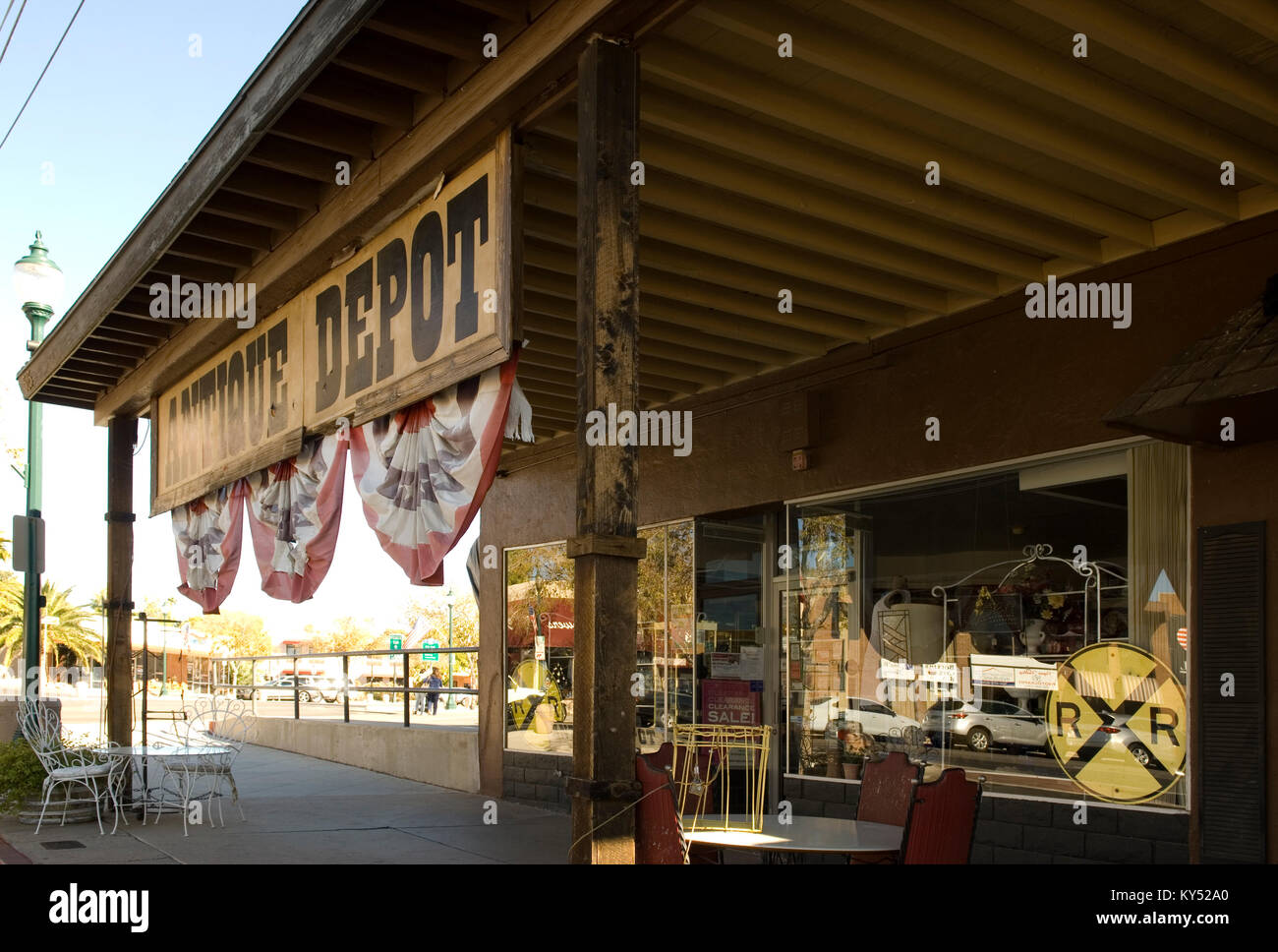 Deposito di antiquariato a Boulder City, Nevada, Stati Uniti d'America. Foto Stock