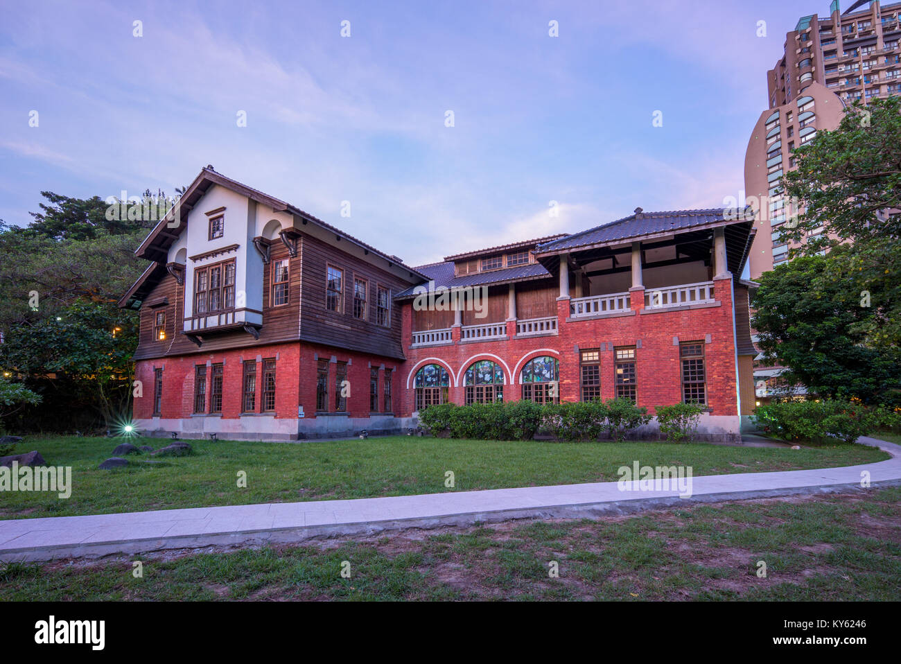 Beitou primavera calda Museum di Taipei, Taiwan Foto Stock