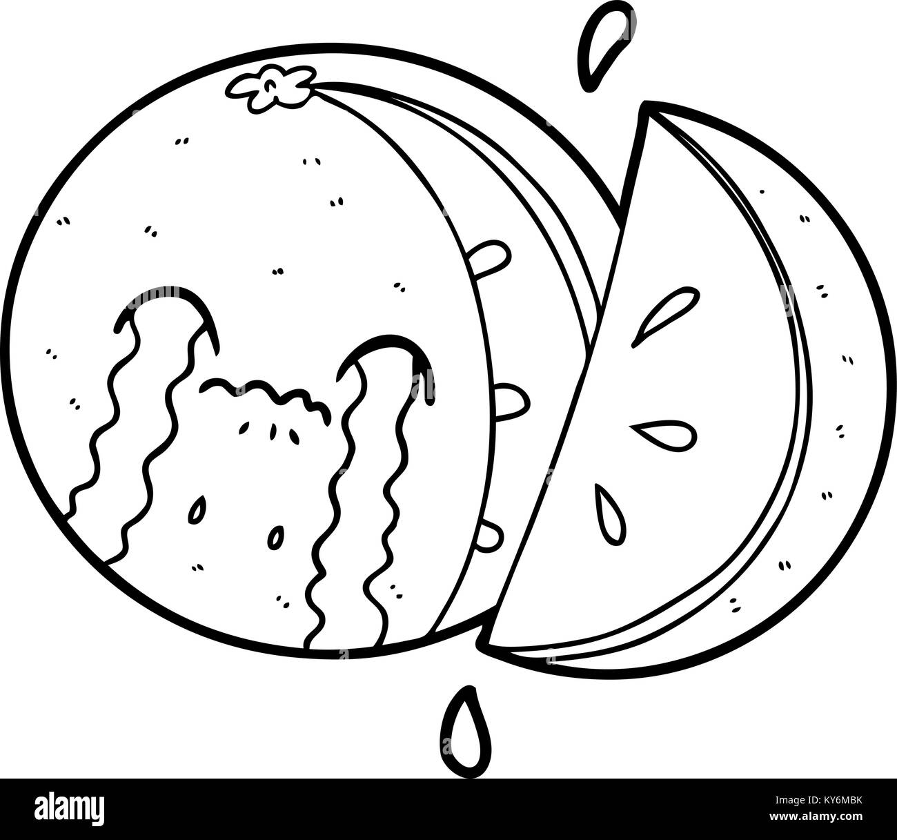 arancio del fumetto Illustrazione Vettoriale