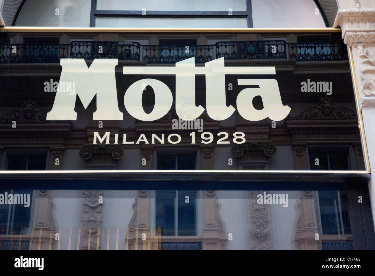 Motta Milano panificio della città italiana di Milano Foto Stock