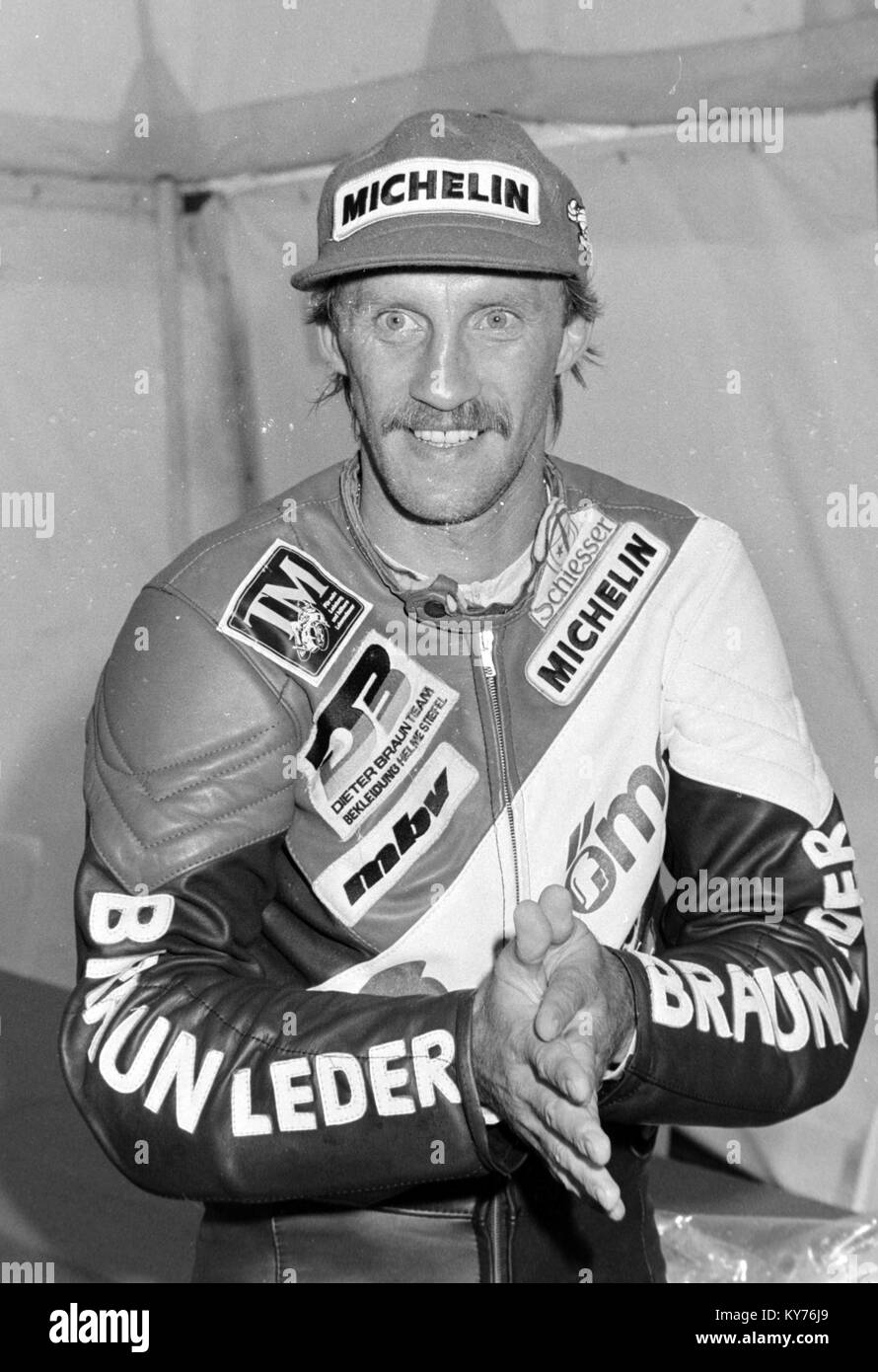 Reinhold Roth al 1985 British Motorcycle Grand Prix Moto GP Foto Stock