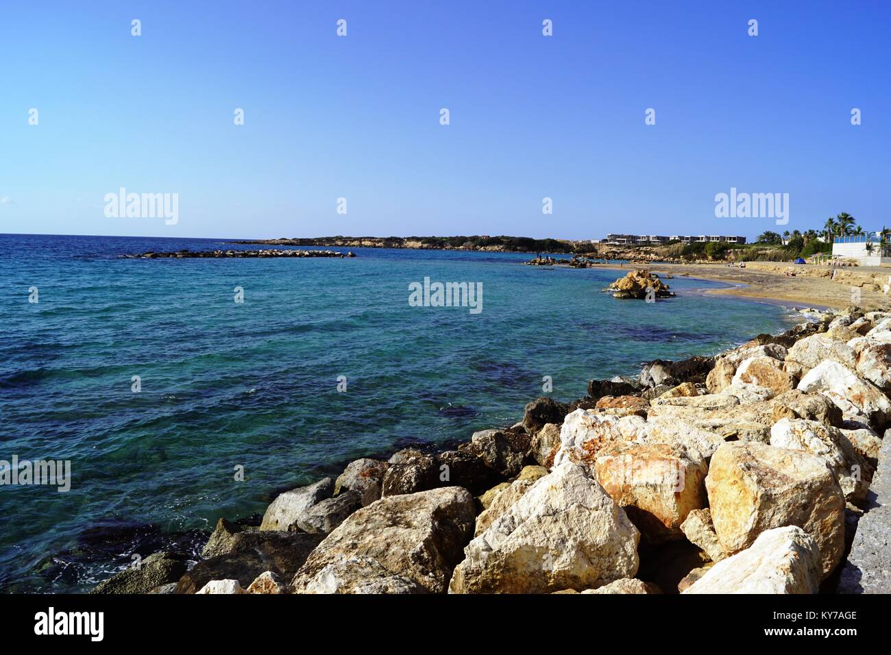 Coral Bay Paphos, Cipro Foto Stock