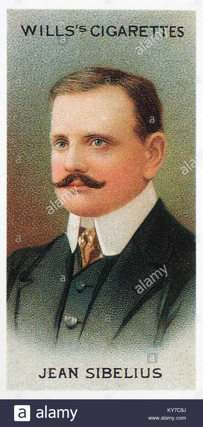 Jean Sibelius è stato un compositore finlandese e il violinista 1865 - 1957 Foto Stock